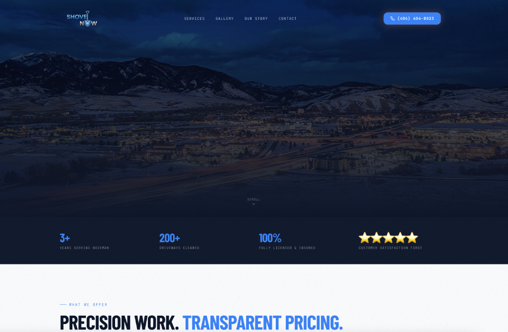 ShovelNow project preview